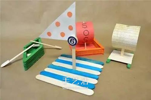 用雪糕棍做船的方法 3種簡單玩具小船制作 -  rpnrmr.com