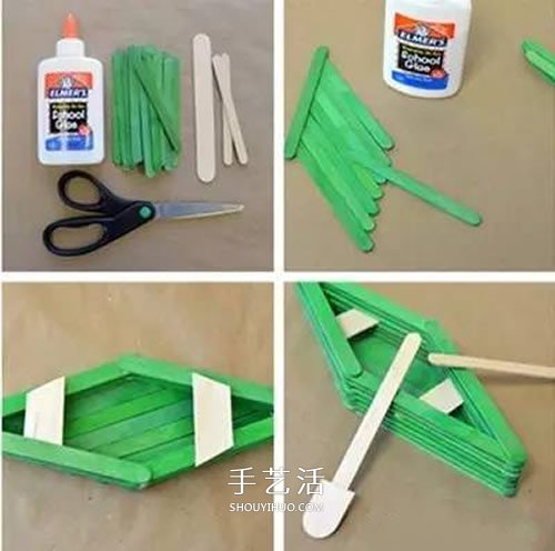 用雪糕棍做船的方法 3種簡單玩具小船制作 -  rpnrmr.com