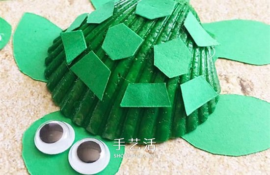 用貝殼做小烏龜的方法 幼兒手工制作小烏龜 -  rpnrmr.com
