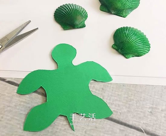 用貝殼做小烏龜的方法 幼兒手工制作小烏龜 -  rpnrmr.com