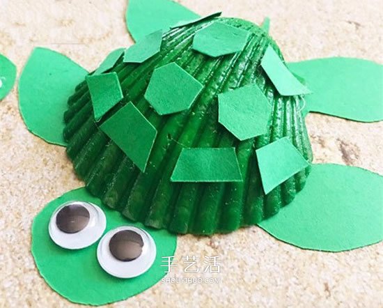 用貝殼做小烏龜的方法 幼兒手工制作小烏龜 -  rpnrmr.com