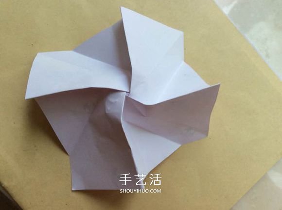 手工川崎玫瑰折紙圖解 步驟圖片拍攝很清晰！ -  rpnrmr.com