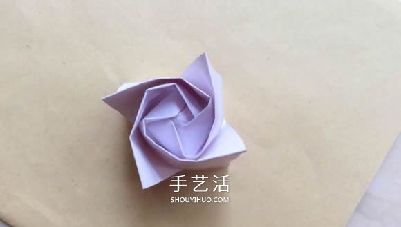 手工川崎玫瑰折紙圖解 步驟圖片拍攝很清晰！ -  rpnrmr.com