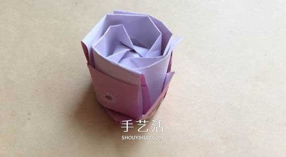 手工川崎玫瑰折紙圖解 步驟圖片拍攝很清晰！ -  rpnrmr.com