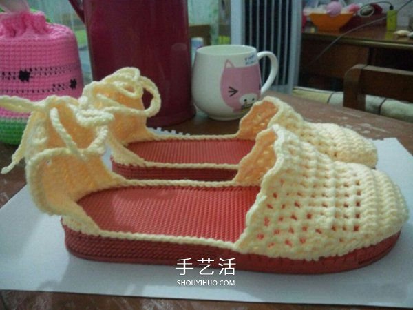 清涼涼鞋的鉤法圖解 鉤織女式?jīng)鲂姆椒?-  rpnrmr.com