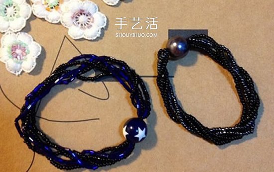 時(shí)尚串珠手鏈DIY圖解 還能用作不扯頭發(fā)的發(fā)飾 -  rpnrmr.com
