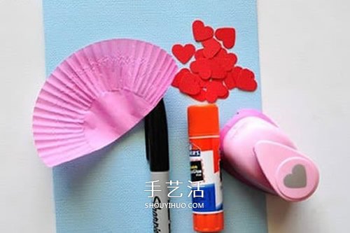 可愛簡(jiǎn)單的母親節(jié)卡片DIY 天上下起了愛心雨！ -  rpnrmr.com