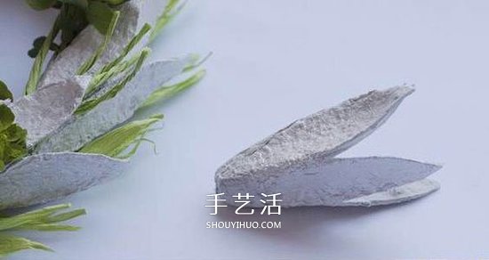 幼兒園手工花環(huán)怎么做 小清新雞蛋托花環(huán)DIY -  rpnrmr.com