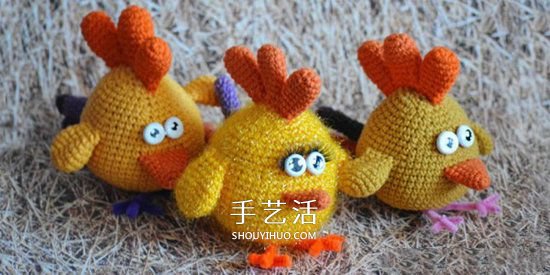 毛絨小雞玩偶鉤法圖解 鉤織可愛小雞的方法 -  rpnrmr.com