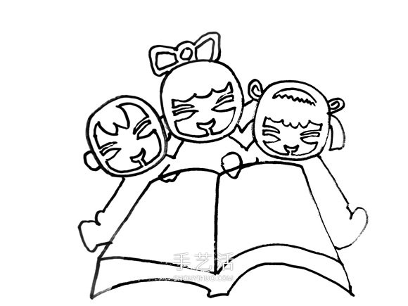 “書香進(jìn)校園”生動的兒童主題剪紙圖案教程 -  rpnrmr.com