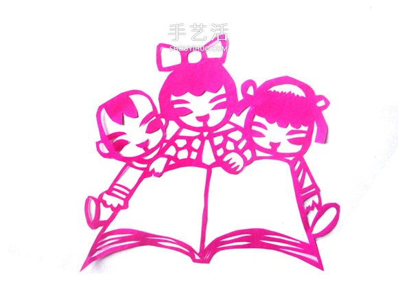“書香進(jìn)校園”生動的兒童主題剪紙圖案教程 -  rpnrmr.com