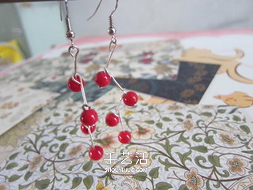 淑女風(fēng)耳環(huán)DIY 極簡單串珠耳環(huán)的手工制作 -  rpnrmr.com