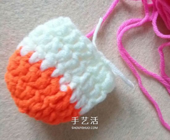 拼色嬰兒襪子的編織教程 適合幾個(gè)月大寶寶 -  rpnrmr.com
