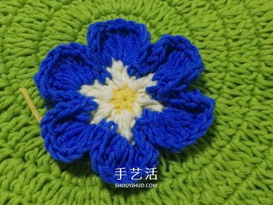 好看櫻草花坐墊的編織圖解 讓你舍不得用！ -  rpnrmr.com