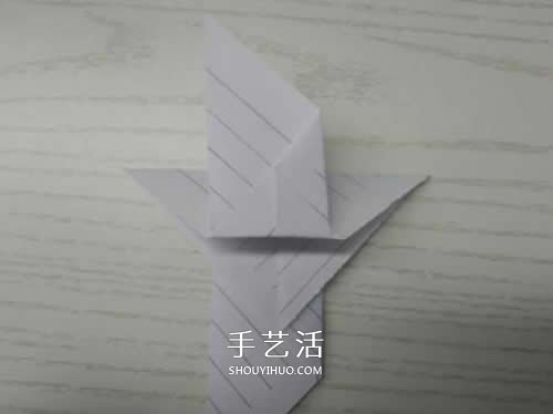 幼兒園手工折紙教程 最簡(jiǎn)單和平鴿的折法圖解 -  rpnrmr.com