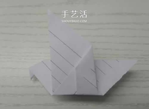 幼兒園手工折紙教程 最簡(jiǎn)單和平鴿的折法圖解 -  rpnrmr.com