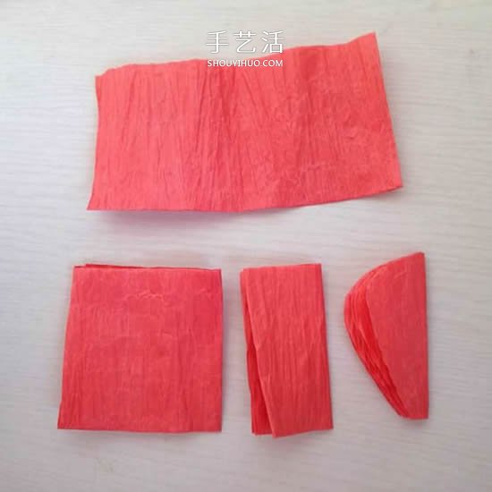 紙?zhí)倜倒寤ㄊ止ぶ谱?用皺紋紙也同樣可以做 -  rpnrmr.com