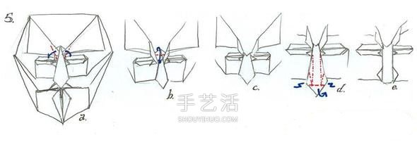 神秘自由斗士！V字仇殺隊面具的折紙方法圖解 -  rpnrmr.com