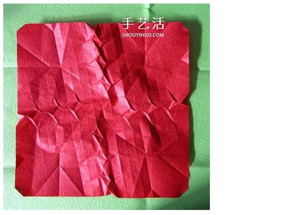 怎么折酒杯玫瑰的過(guò)程 詳細(xì)酒杯玫瑰折紙實(shí)拍 -  rpnrmr.com