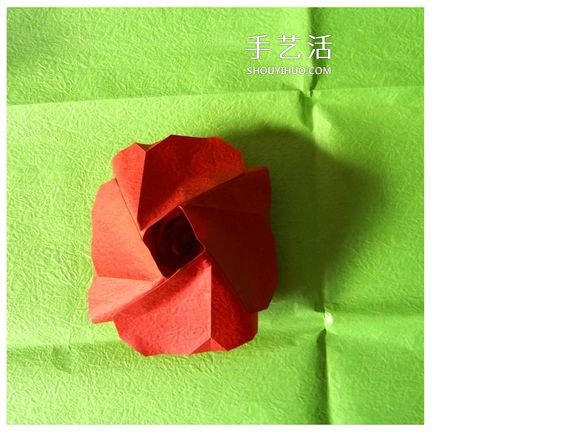 怎么折酒杯玫瑰的過(guò)程 詳細(xì)酒杯玫瑰折紙實(shí)拍 -  rpnrmr.com