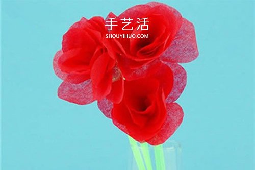 幼兒園母親節(jié)紙花制作 簡易餐巾紙花的做法 -  rpnrmr.com