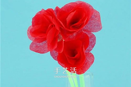 幼兒園母親節(jié)紙花制作 簡易餐巾紙花的做法 -  rpnrmr.com