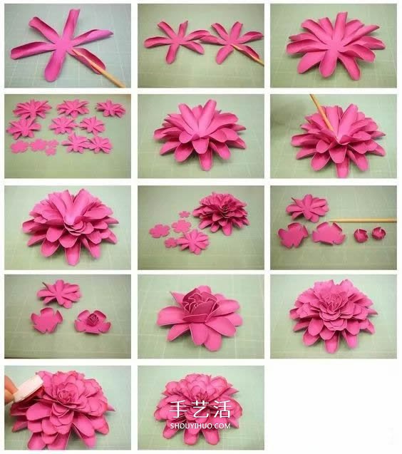 手工紙花怎么做 超多美麗紙花制作圖解大全 -  rpnrmr.com