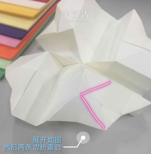 花心改良版川崎玫瑰花的折法圖解 適合初學(xué)者 -  rpnrmr.com