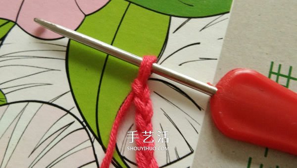 毛線小花的鉤針編織圖解 六瓣花朵的編織教程 -  rpnrmr.com