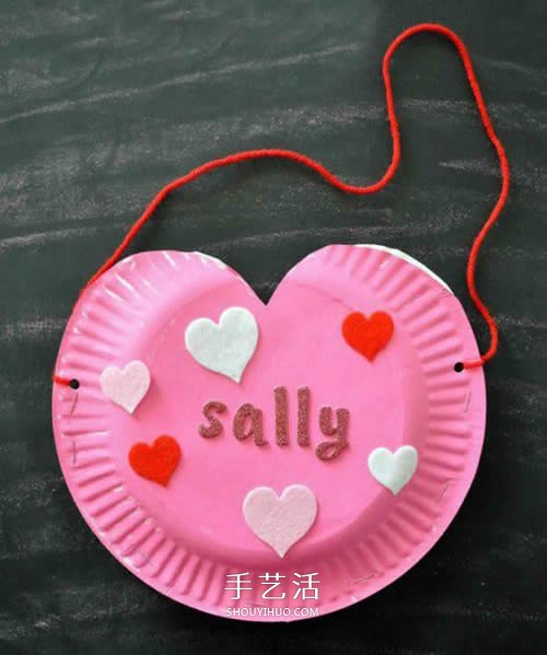 可愛的愛心包包！幼兒手工紙盤做包包的方法 -  rpnrmr.com