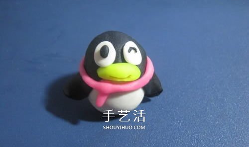 忘不了的可愛卡通形象 QQ企鵝橡皮泥手工制作 -  rpnrmr.com