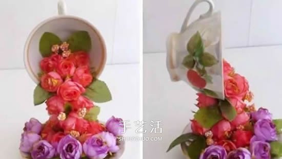 舊杯碟巧妙小改造 DIY制作精美的家居裝飾擺件 -  rpnrmr.com