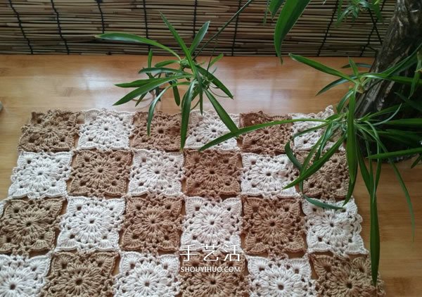由單元花組合而成！手工鉤針編織漂亮毯子圖解 -  rpnrmr.com
