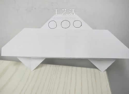 幼兒園簡(jiǎn)單折紙教程 可愛小飛碟的折法圖解 -  rpnrmr.com