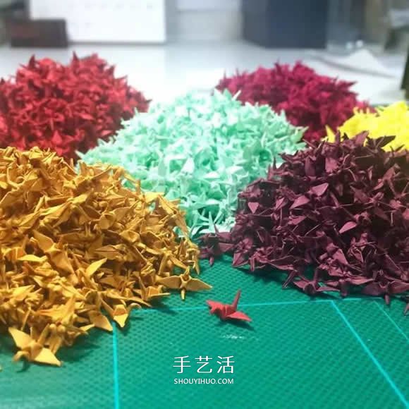牛人折紙這么玩！上個千紙鶴制作精美盆景樹 -  rpnrmr.com