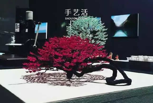 牛人折紙這么玩！上個千紙鶴制作精美盆景樹 -  rpnrmr.com