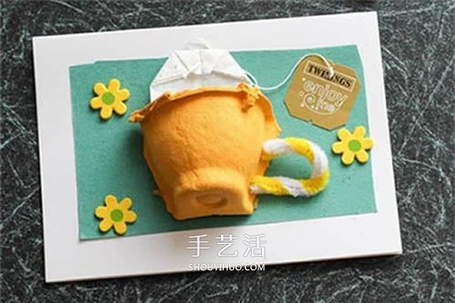 雞蛋托做茶壺！可愛又創(chuàng)意母親節(jié)立體賀卡DIY -  rpnrmr.com