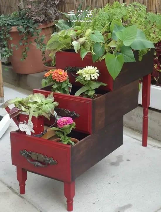 創(chuàng)意舊抽屜改造DIY 簡單做成好看又實(shí)用家具 -  rpnrmr.com