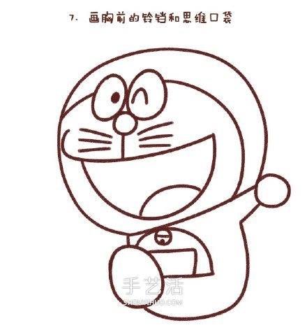哆啦A夢(mèng)簡(jiǎn)筆畫(huà)圖片步驟 哆啦A夢(mèng)簡(jiǎn)筆畫(huà)帶顏色 -  rpnrmr.com