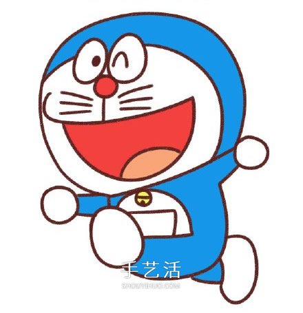 哆啦A夢(mèng)簡(jiǎn)筆畫(huà)圖片步驟 哆啦A夢(mèng)簡(jiǎn)筆畫(huà)帶顏色 -  rpnrmr.com