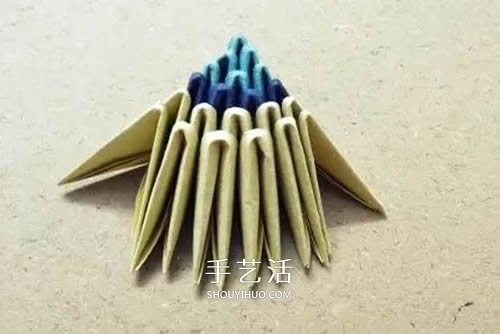 三角插小魚折法圖解 簡單熱帶小魚用三角插做 -  rpnrmr.com