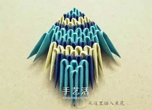 三角插小魚折法圖解 簡單熱帶小魚用三角插做 -  rpnrmr.com