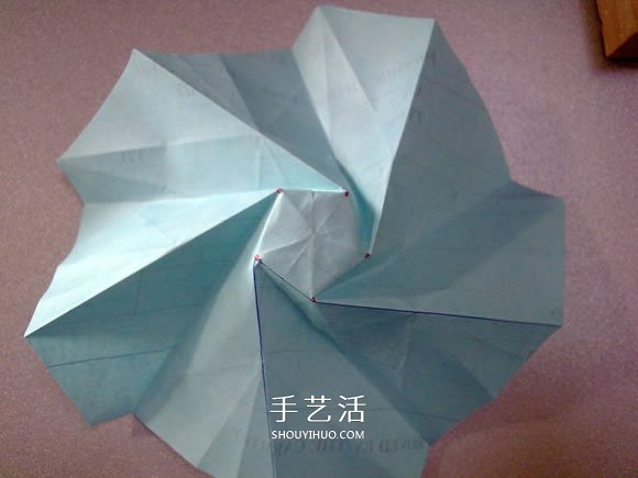 五瓣玫瑰花的折法圖解 比川崎玫瑰更好看！ -  rpnrmr.com