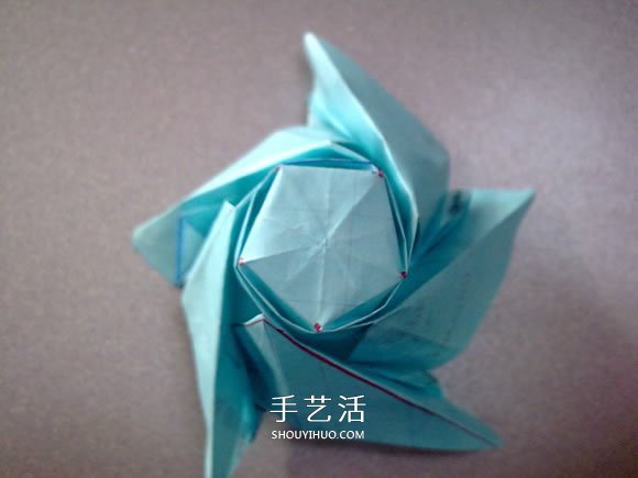 五瓣玫瑰花的折法圖解 比川崎玫瑰更好看！ -  rpnrmr.com