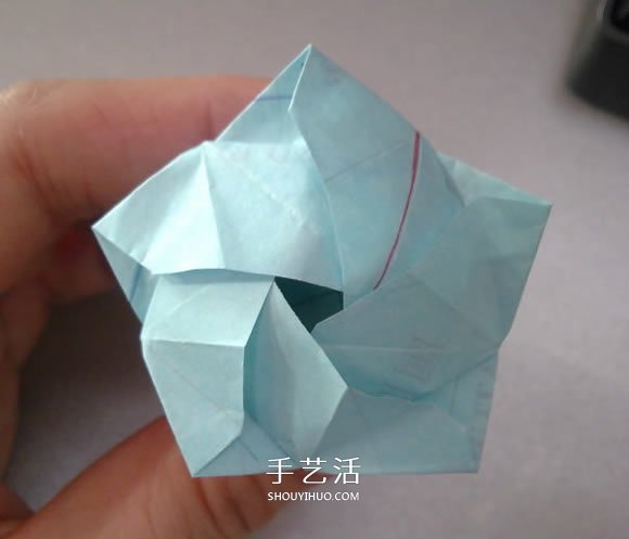 五瓣玫瑰花的折法圖解 比川崎玫瑰更好看！ -  rpnrmr.com