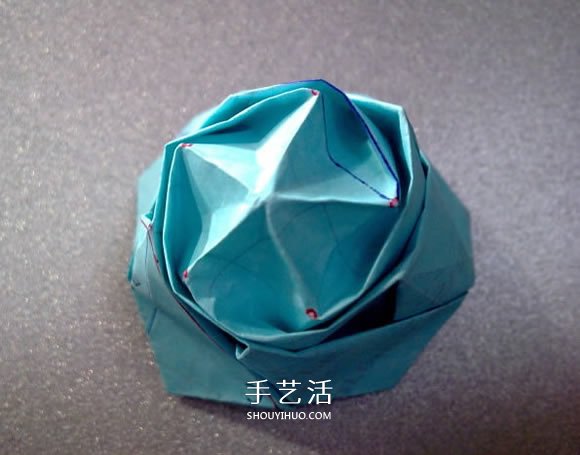 五瓣玫瑰花的折法圖解 比川崎玫瑰更好看！ -  rpnrmr.com