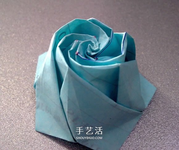 五瓣玫瑰花的折法圖解 比川崎玫瑰更好看！ -  rpnrmr.com