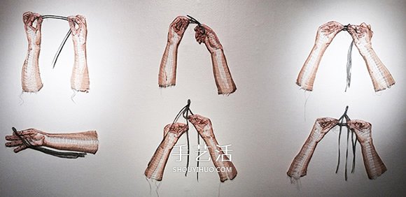 用線創(chuàng)作雕塑裝置 彷彿一吹即散的“線畫”  -  rpnrmr.com