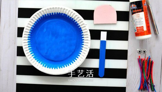有趣的紙盤手工小制作 做一個會游動的水母！ -  rpnrmr.com