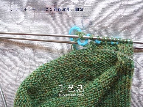 純色無花紋手套的織法 手工編織帶手指手套 -  rpnrmr.com